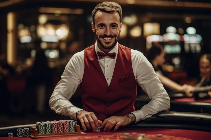 Antarmuka aplikasi saldobet menampilkan pilihan permainan slot dan kasino langsung